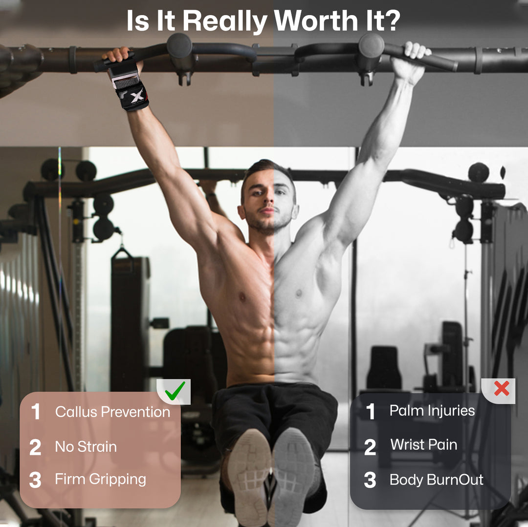 XN8 Weight Lifting Hooks Straps