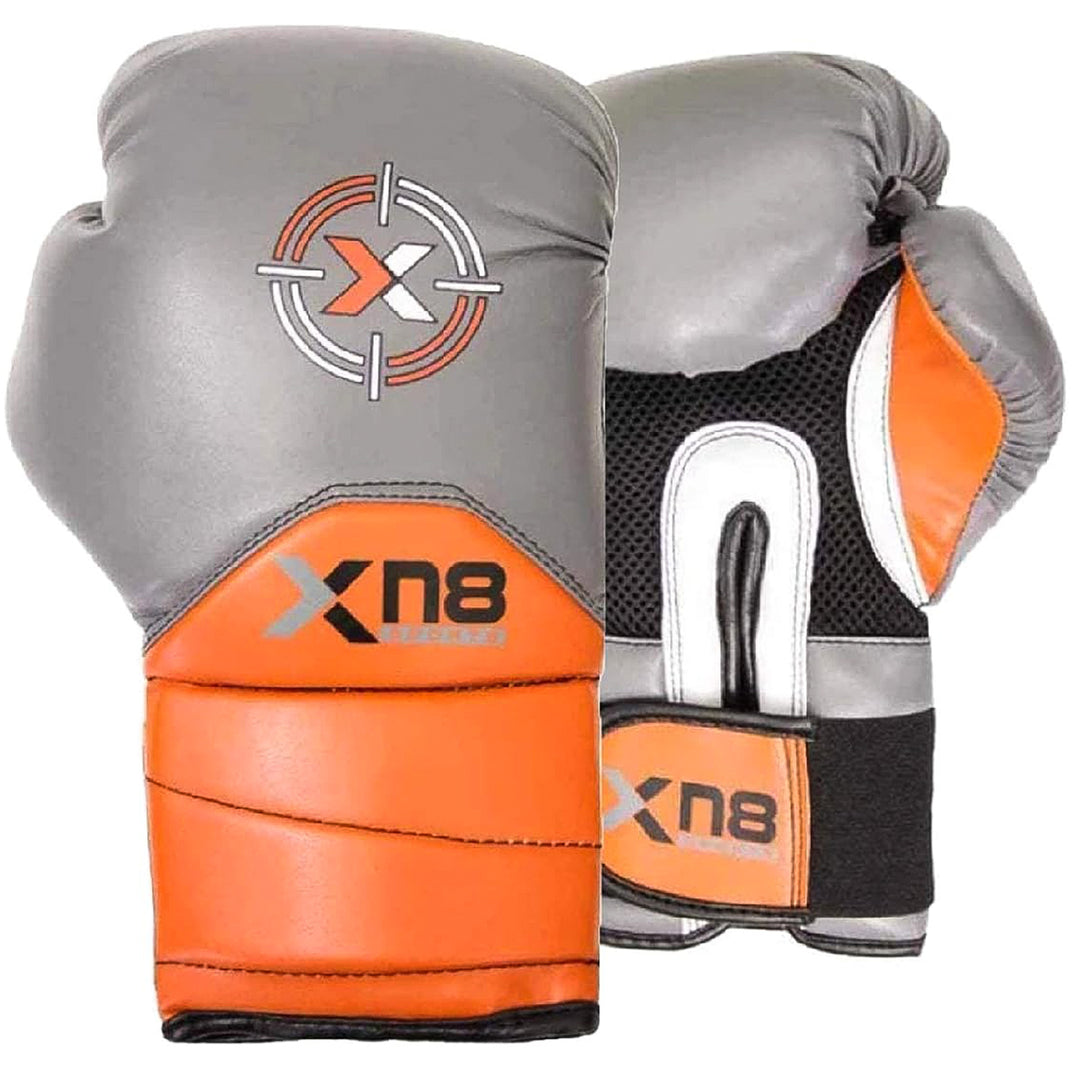 Xn8 Sports Boxing Gloves Antiquated Rex - Training Gloves for MMA, Muay Thai, Punch Bag Sparring, Fight Pad, Kickboxing, Martial Arts