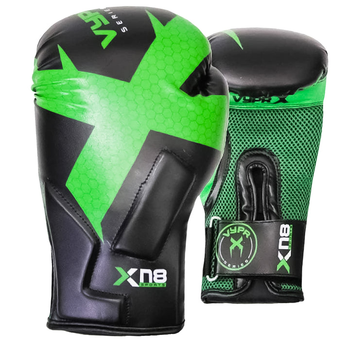 Xn8 Sports Boxing Gloves Antiquated Rex - Training Gloves for MMA, Muay Thai, Punch Bag Sparring, Fight Pad, Kickboxing, Martial Arts