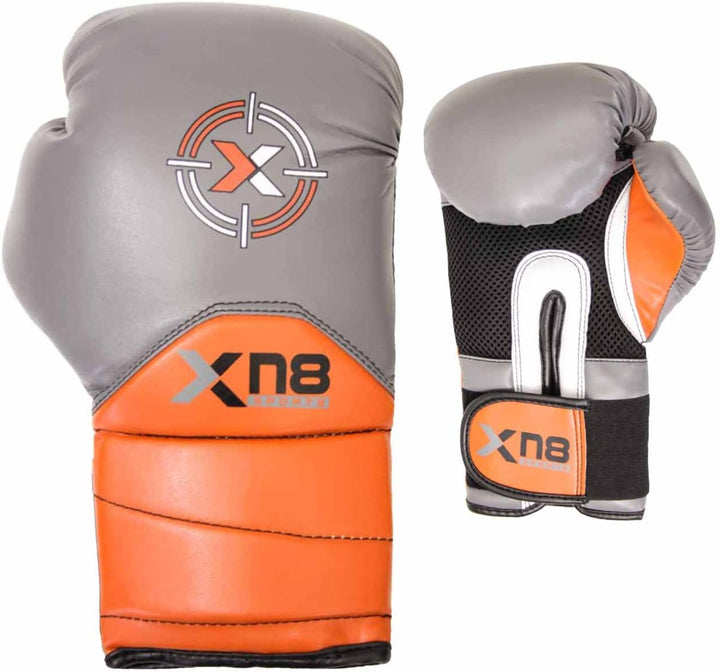 Xn8 Sports Boxing Gloves Antiquated Rex - Training Gloves for MMA, Muay Thai, Punch Bag Sparring, Fight Pad, Kickboxing, Martial Arts