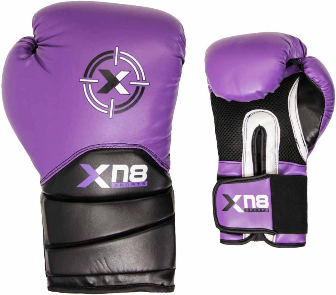 Xn8 Sports Boxing Gloves Antiquated Rex - Training Gloves for MMA, Muay Thai, Punch Bag Sparring, Fight Pad, Kickboxing, Martial Arts