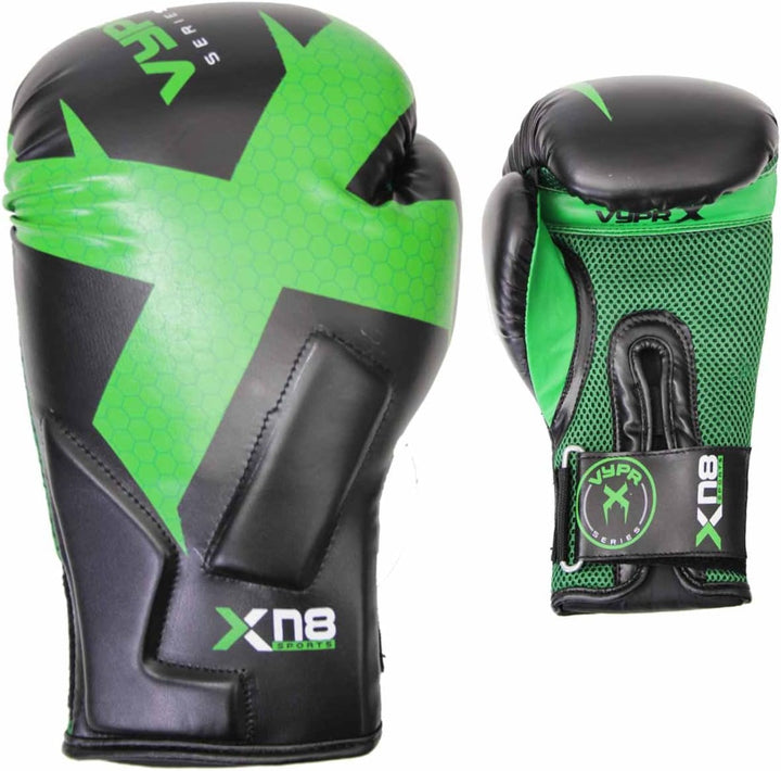 Xn8 Sports Boxing Gloves Antiquated Rex - Training Gloves for MMA, Muay Thai, Punch Bag Sparring, Fight Pad, Kickboxing, Martial Arts