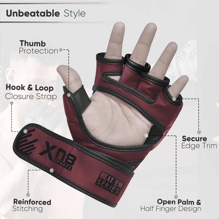 Xn8 MMA Gloves B M S