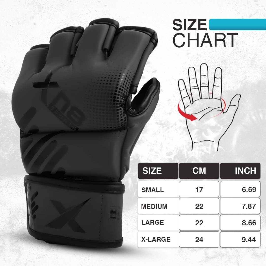 Xn8 MMA Gloves B M S