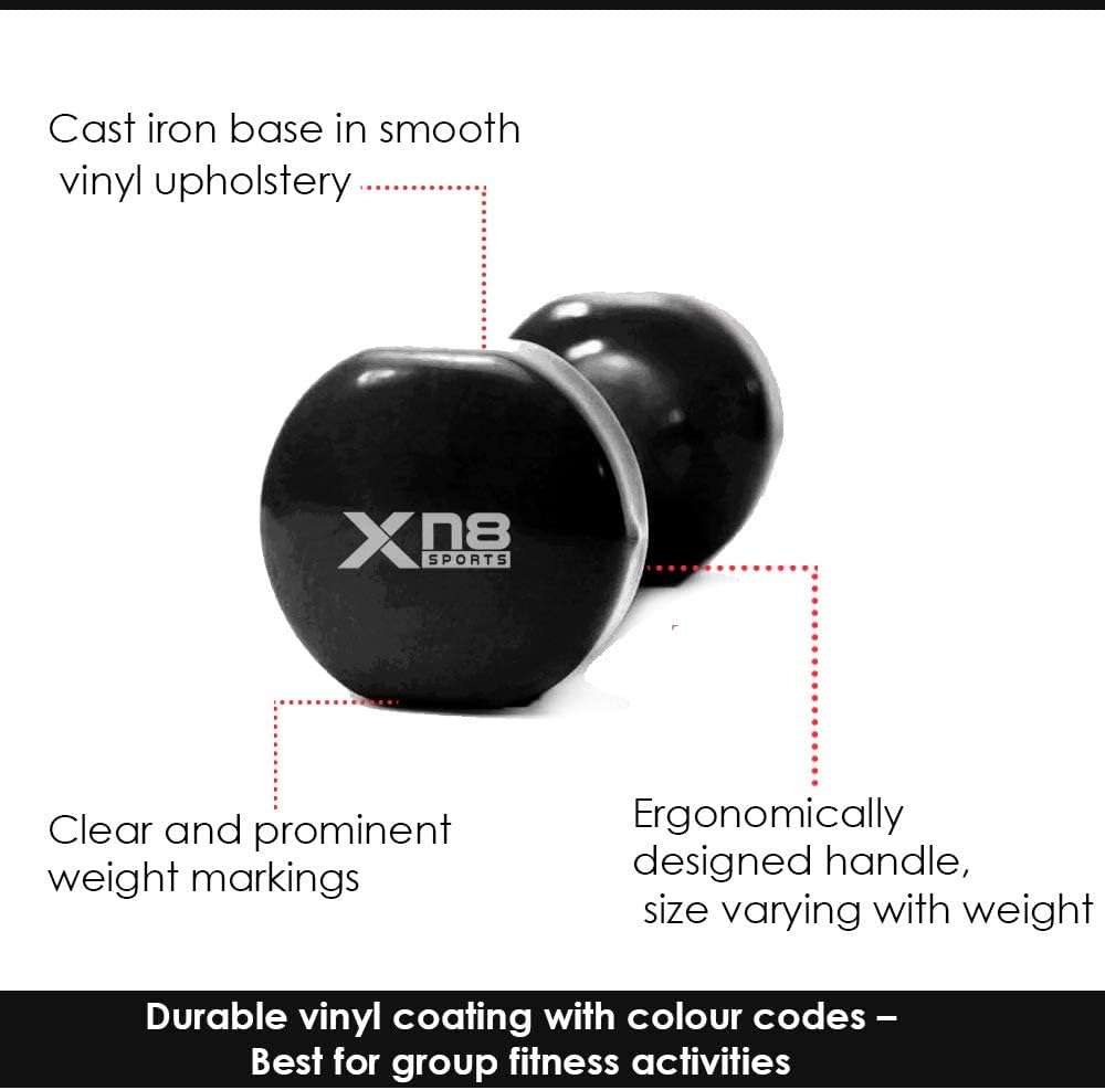 Xn8 Vinyl Dumbbells Set