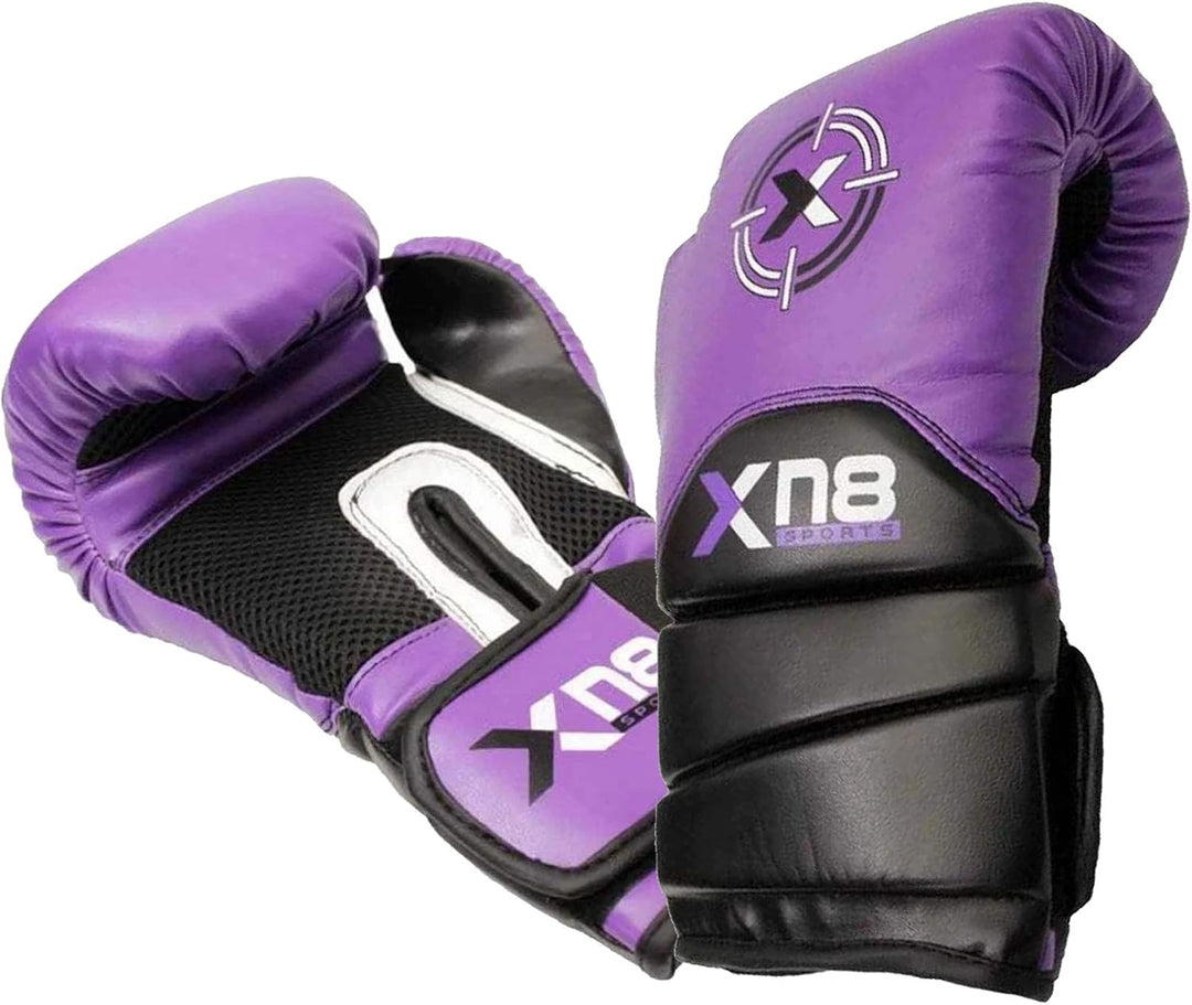 Xn8 Sports Boxing Gloves Antiquated Rex - Training Gloves for MMA, Muay Thai, Punch Bag Sparring, Fight Pad, Kickboxing, Martial Arts