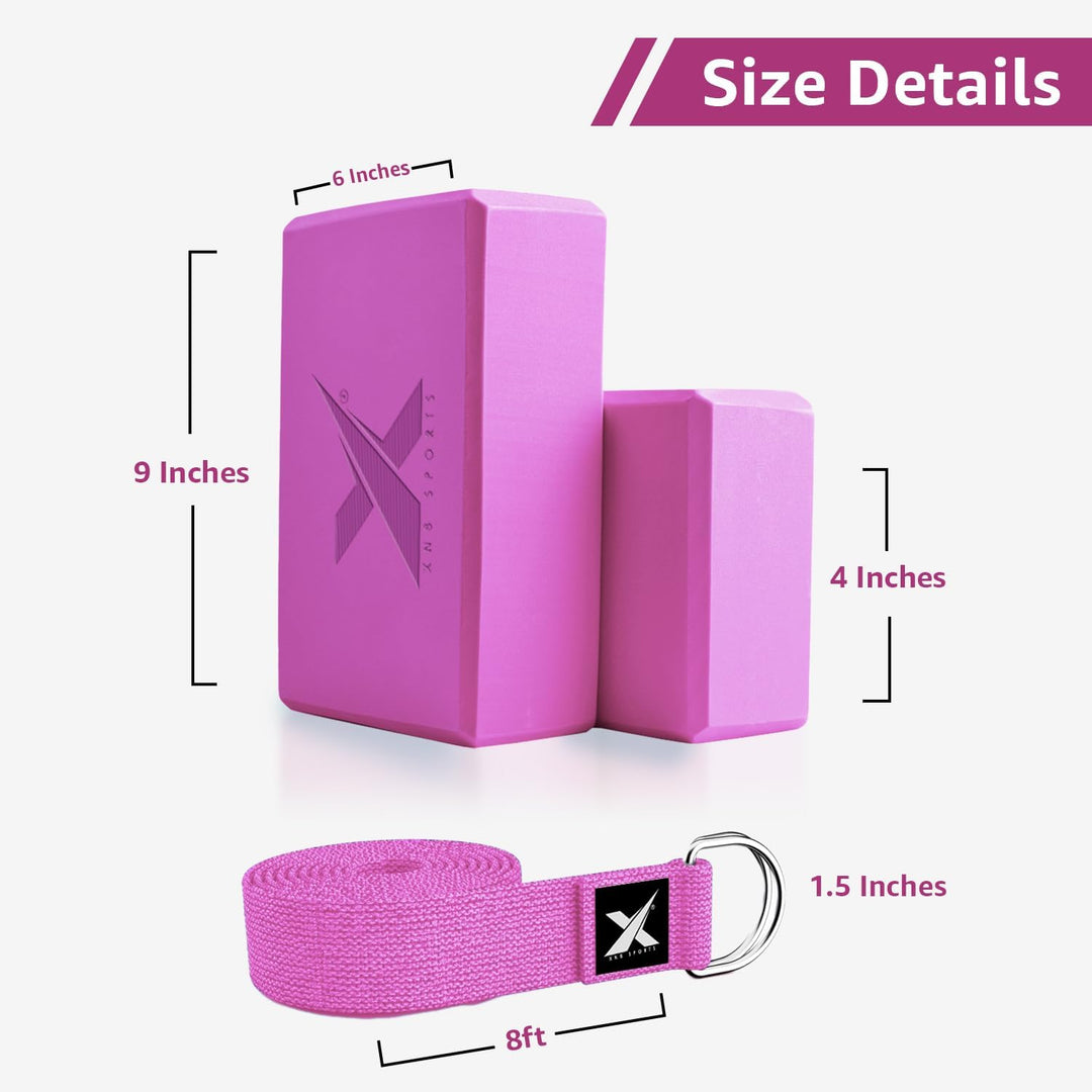 XN8 Yoga Blocks with Strap