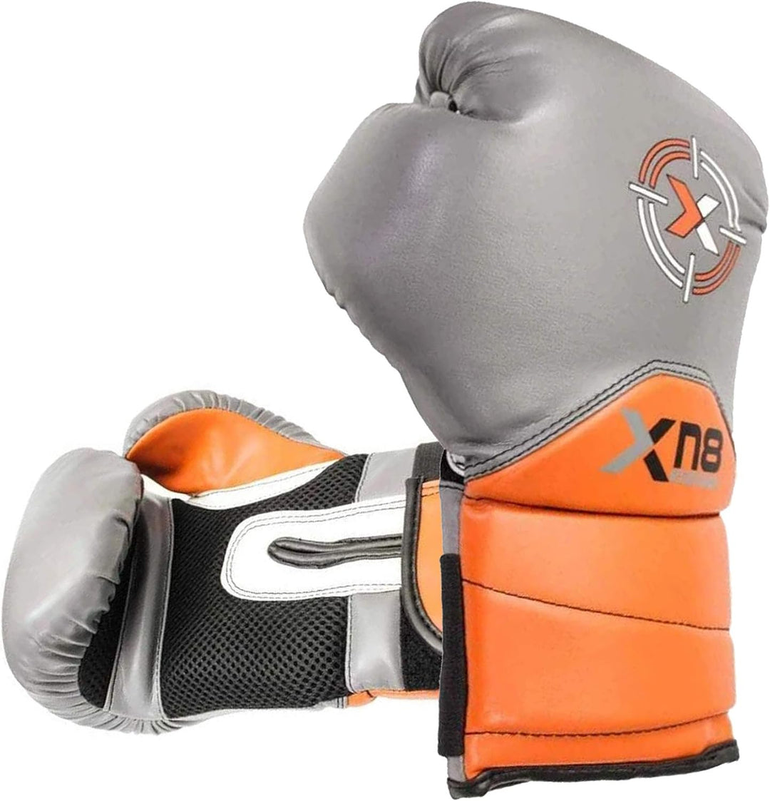 Xn8 Sports Boxing Gloves Antiquated Rex - Training Gloves for MMA, Muay Thai, Punch Bag Sparring, Fight Pad, Kickboxing, Martial Arts