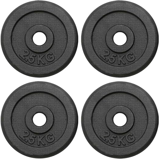 Xn8 Sports Weight Plates 1.5" Hole 1.25kg, 2.5kg, 5kg, and 10kg