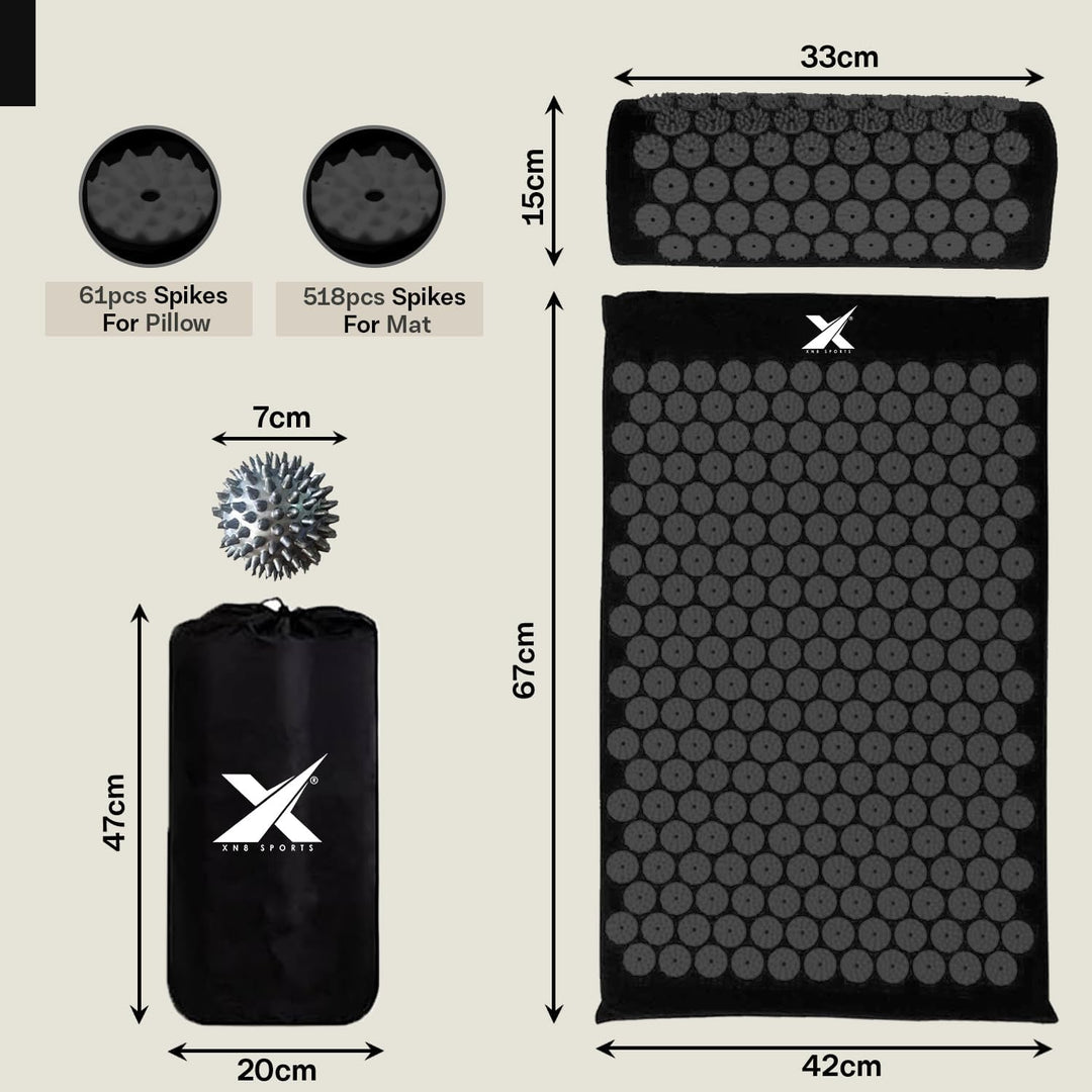 XN8 Acupressure Mat and Pillow Set