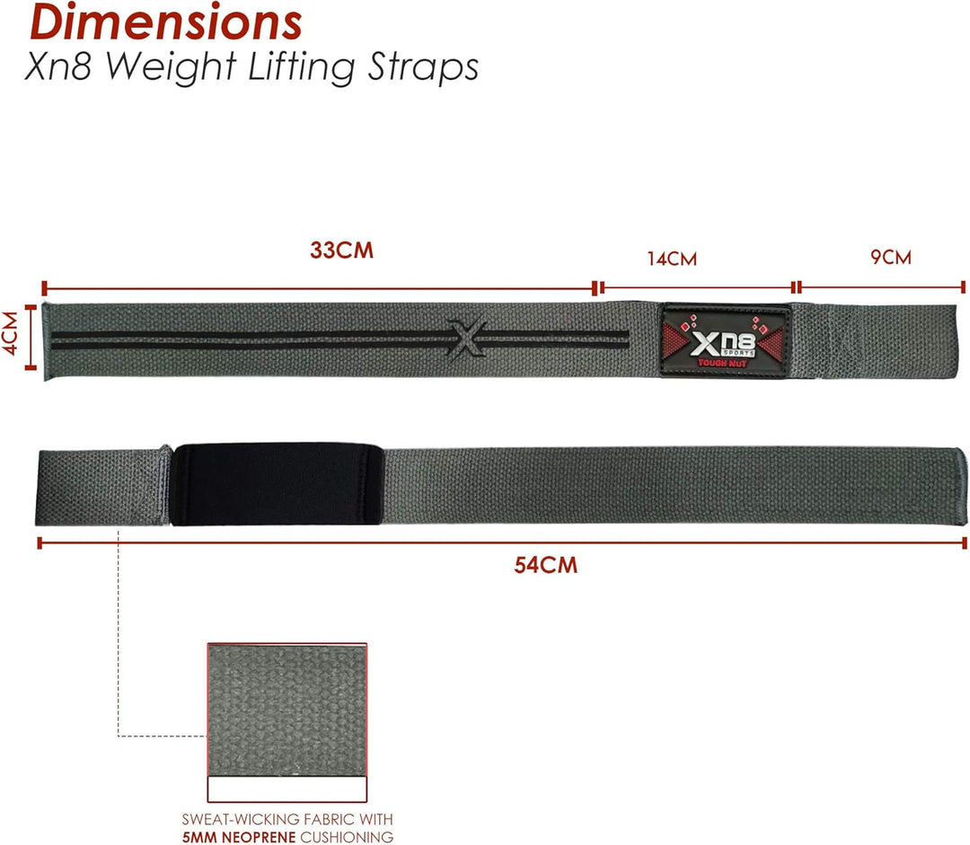 XN8 Weight Lifting Bar Straps