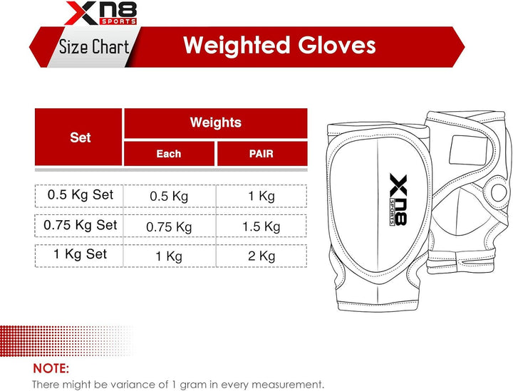 Xn8 Neoprene Weighted Gloves