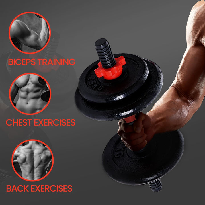 Xn8 Sports Cast Iron Adjustable Dumbbells