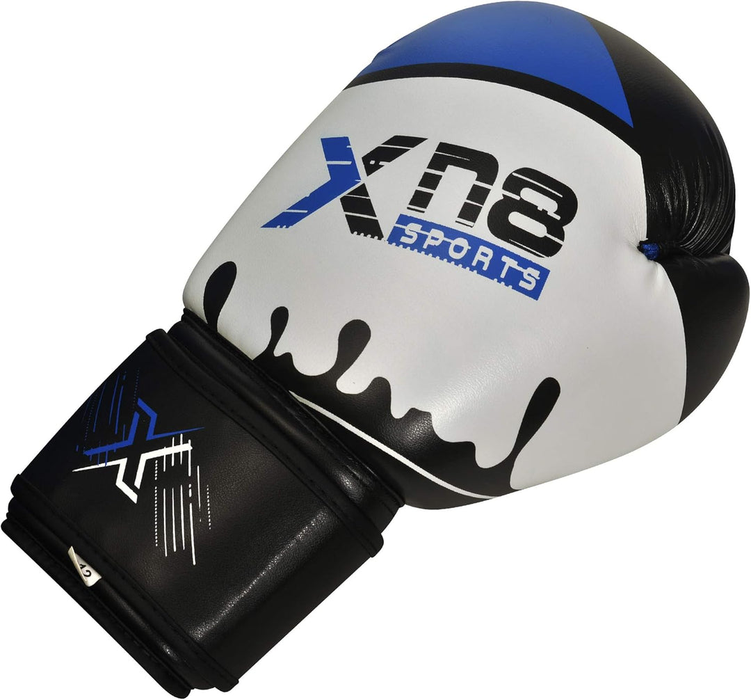 Xn8 Boxing Gloves Jab Cross Series - Focus Pads Punching - Lamina Hide Leather Mitts For Fighting, Kickboxing, Sparring, Muay Thai