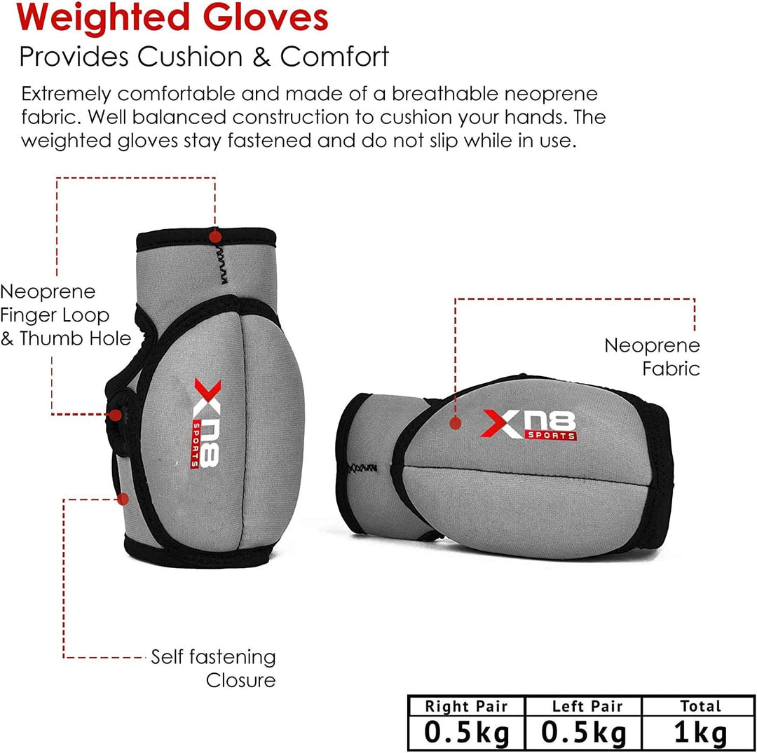 Xn8 Neoprene Weighted Gloves