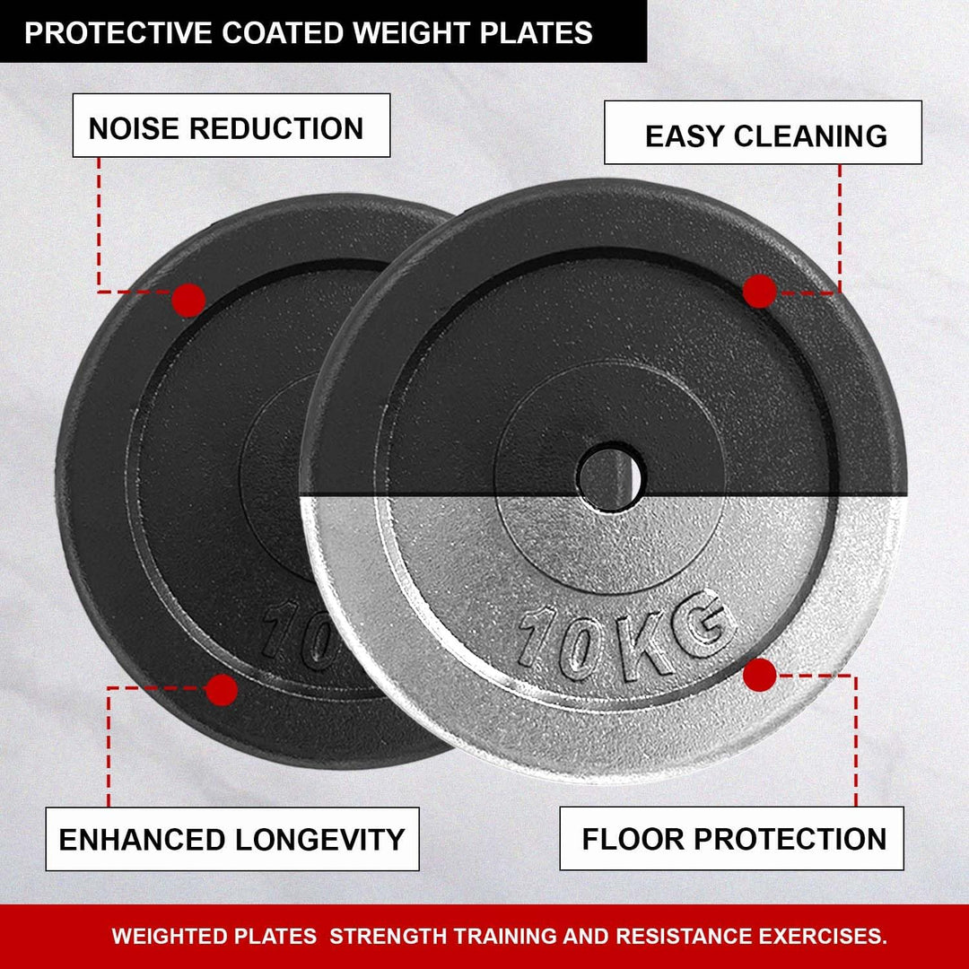 Xn8 Cast Iron Weight Plates 1" Hole 5kg to 20kg Plates