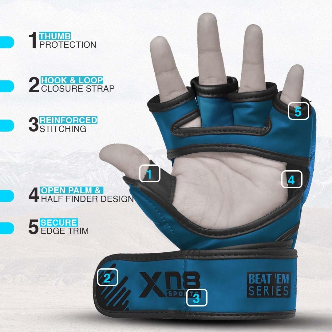 Xn8 MMA Gloves B M S