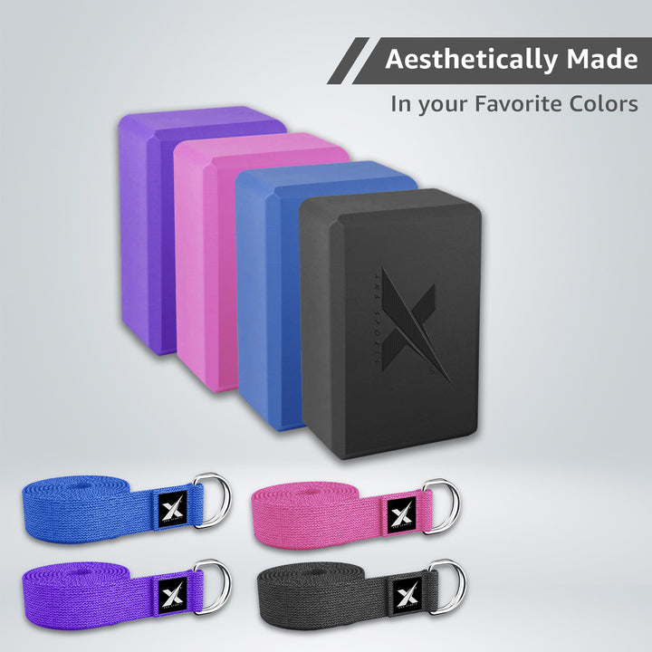 XN8 Yoga Blocks with Strap