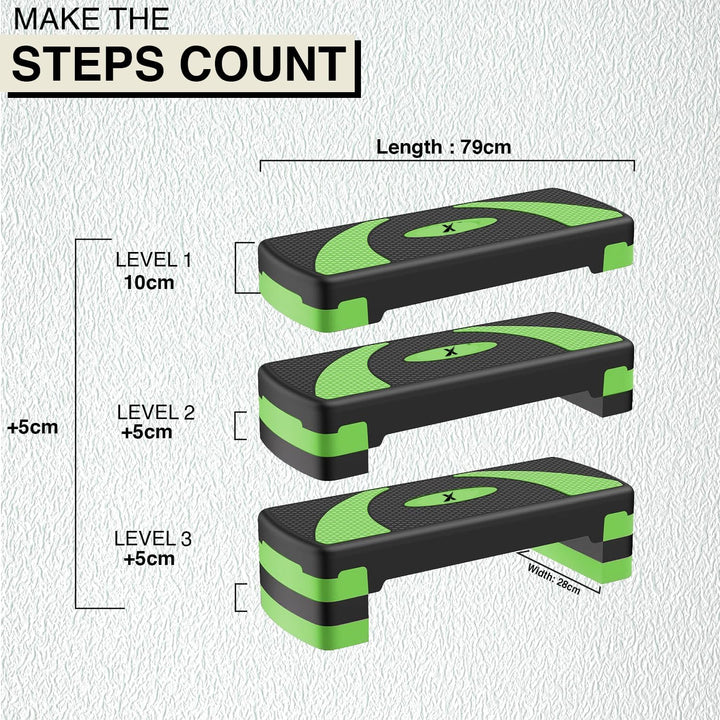 Xn8 Aerobic Stepper 3 Step