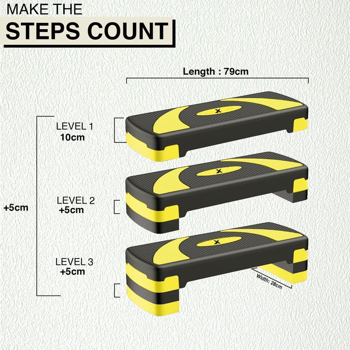 Xn8 Aerobic Stepper 3 Step