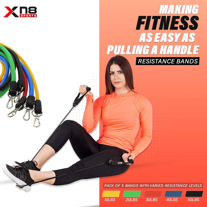 Xn8 Resistance Bands With Handles