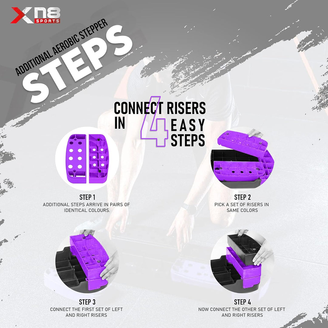 Xn8 Aerobic Stepper Extension Pair