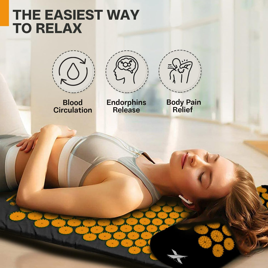 XN8 Acupressure Mat and Pillow Set