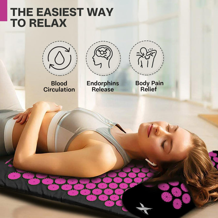 XN8 Acupressure Mat and Pillow Set