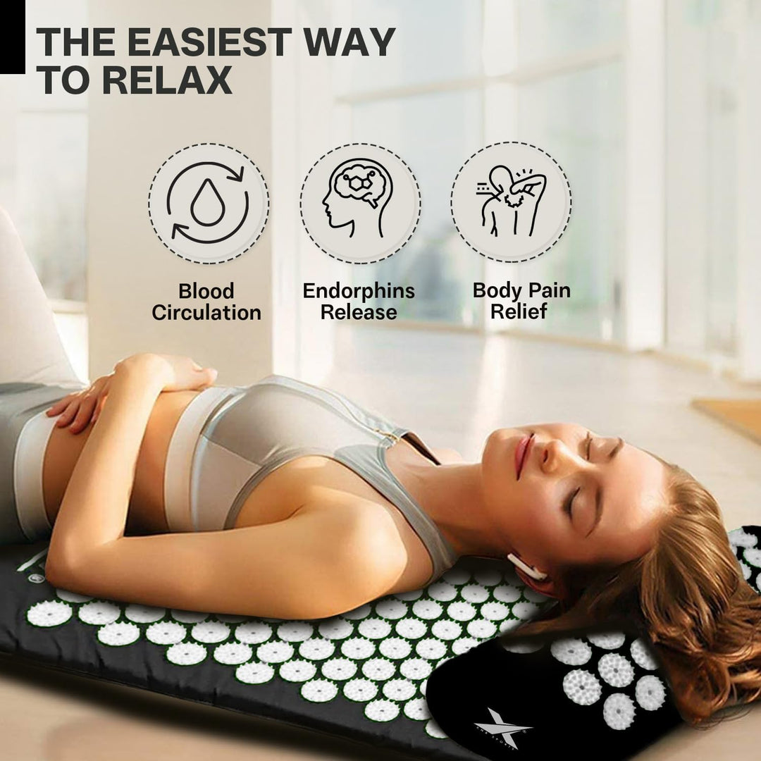 XN8 Acupressure Mat and Pillow Set