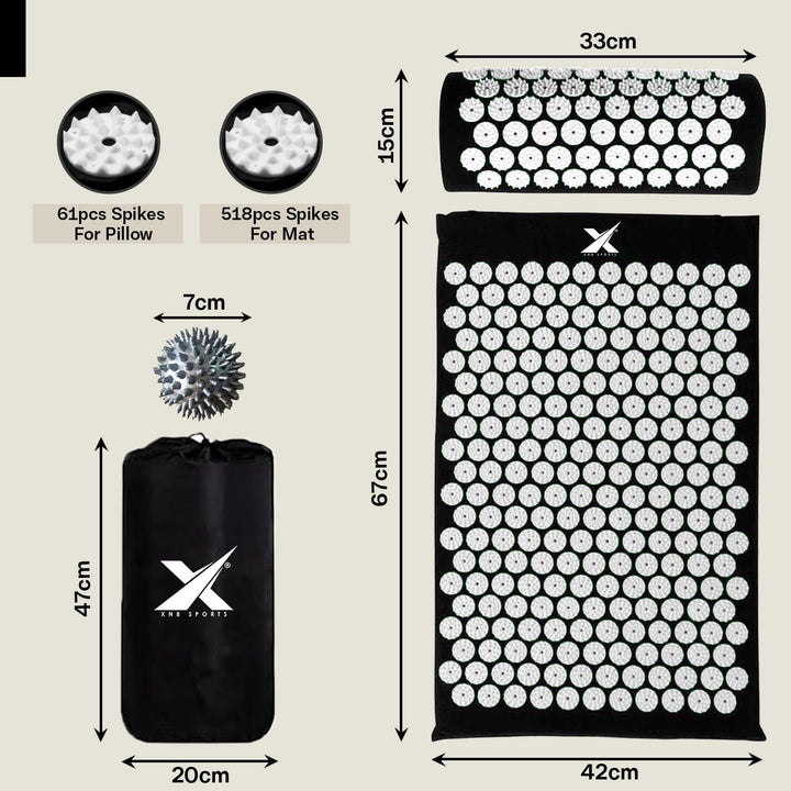 XN8 Acupressure Mat and Pillow Set