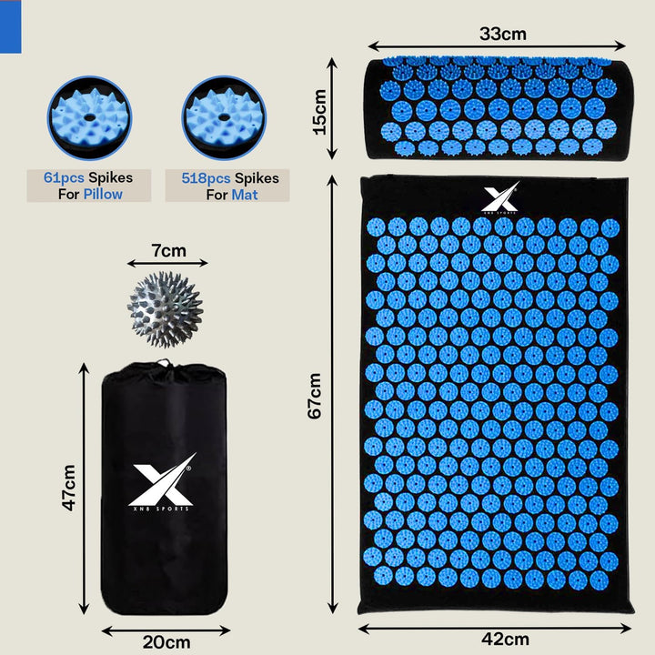 XN8 Acupressure Mat and Pillow Set