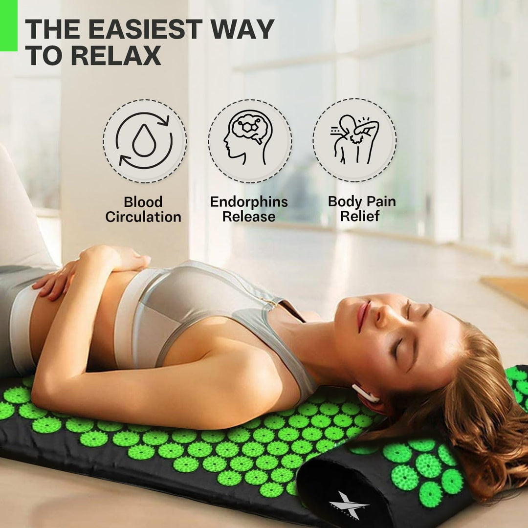 XN8 Acupressure Mat and Pillow Set