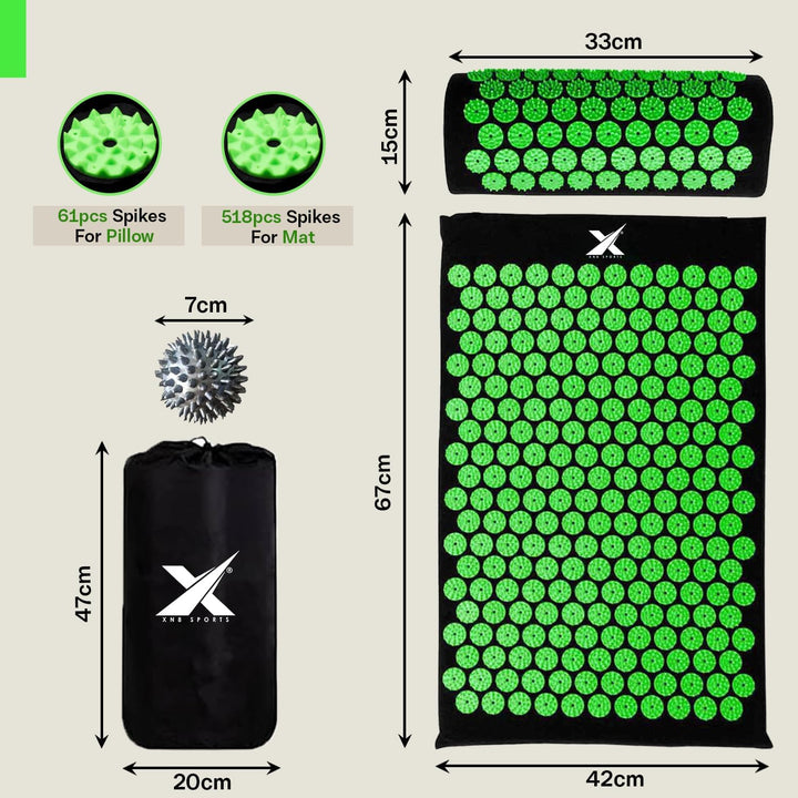 XN8 Acupressure Mat and Pillow Set