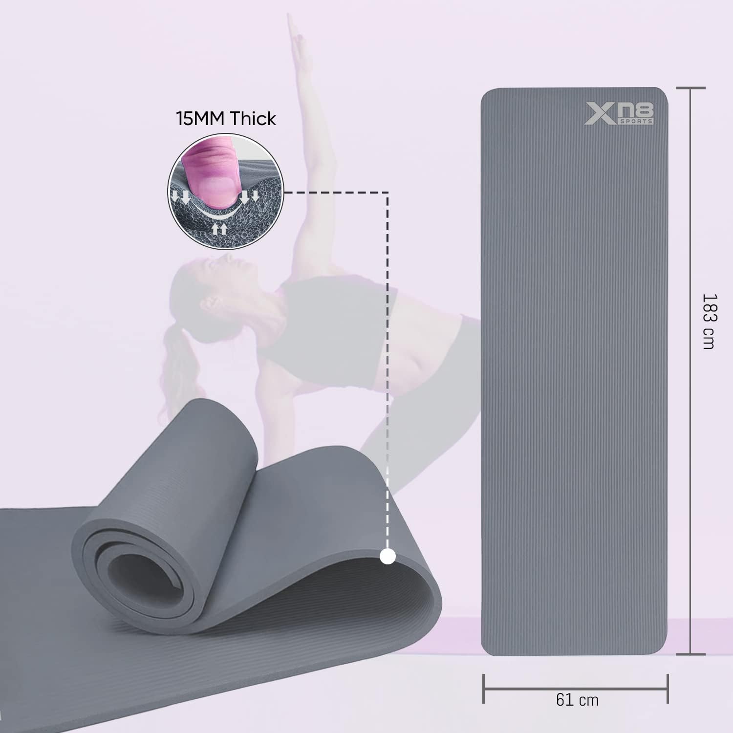 Xn8 Sports NBR Yoga Mat