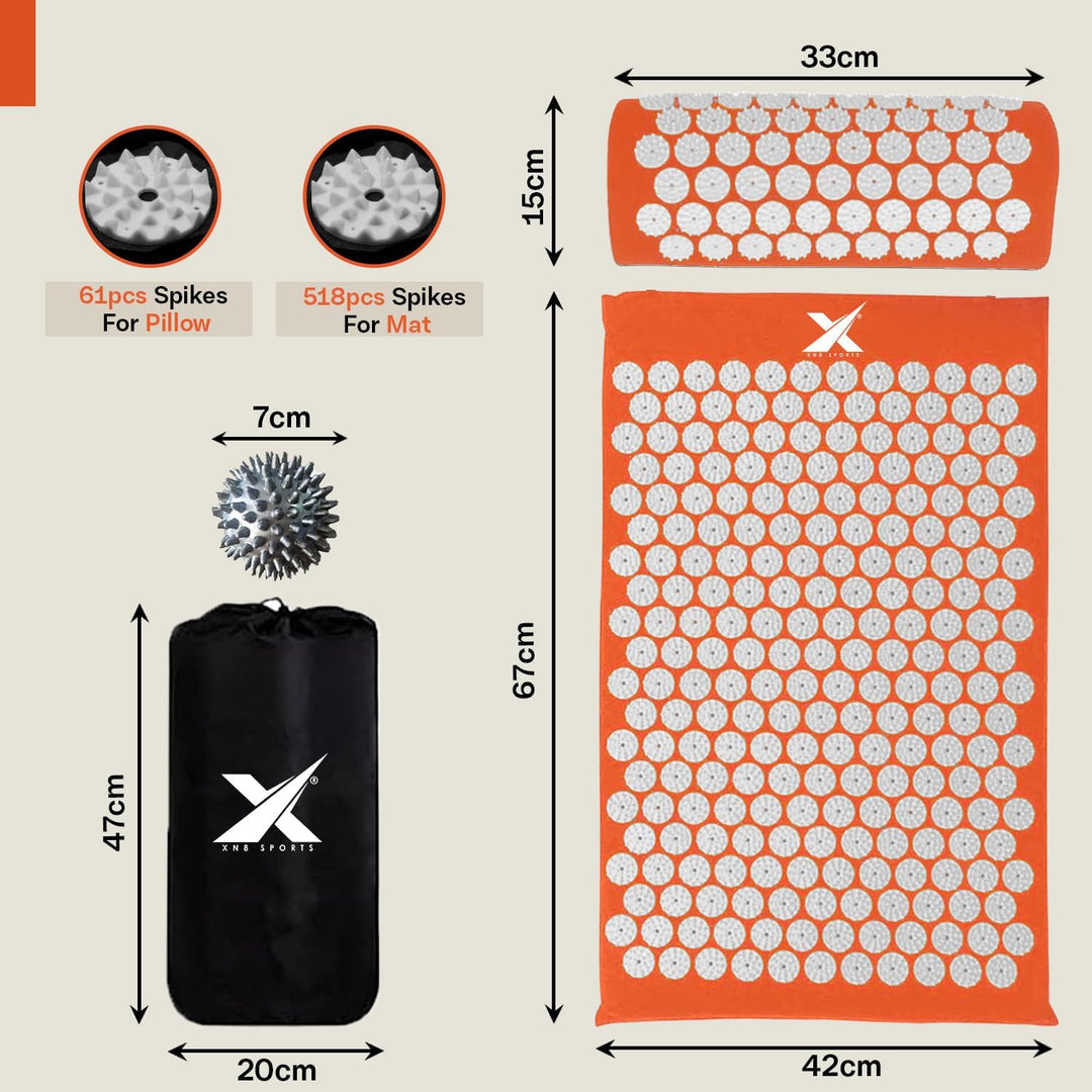 XN8 Acupressure Mat and Pillow Set