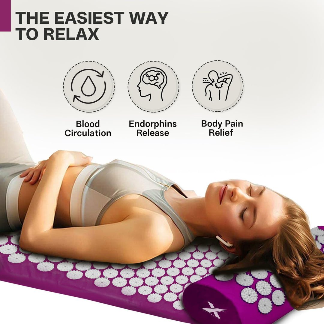 XN8 Acupressure Mat and Pillow Set