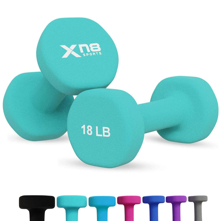 Xn8 Neoprene Coated Dumbbells Weights Set