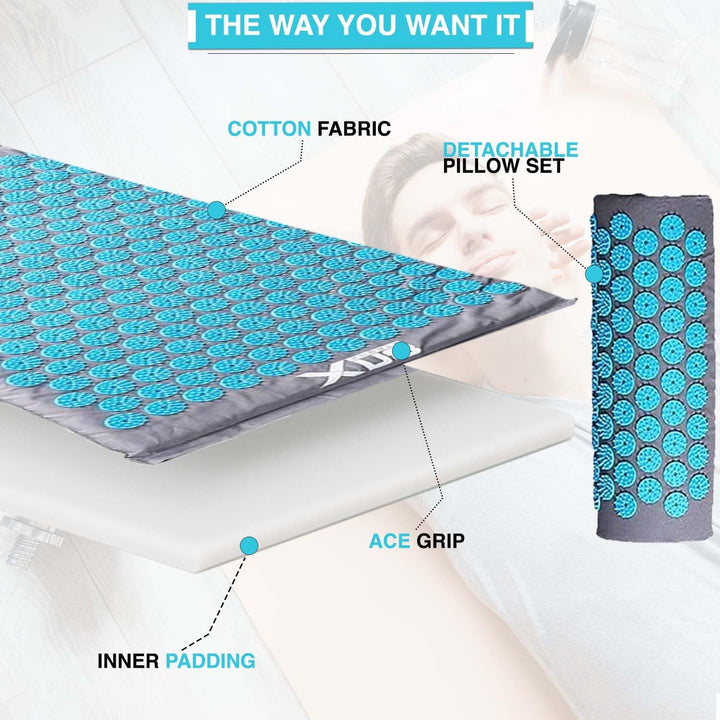 XN8 Acupressure Mat and Pillow Set