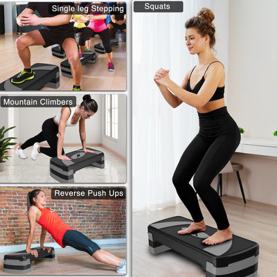 Xn8 Aerobic Stepper 2 Step for Exercise Workout