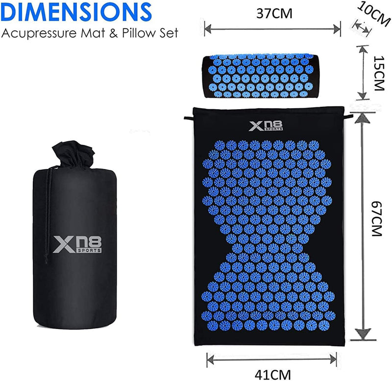 XN8 Acupressure Mat and Pillow Set