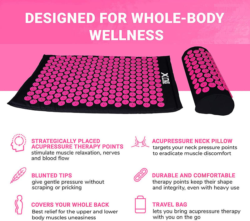 XN8 Acupressure Mat and Pillow Set