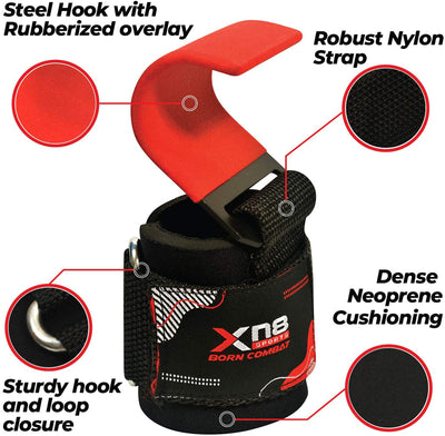 Xn8 Sports Weightlifting Hook Straps