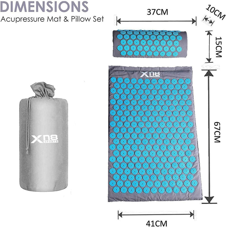 XN8 Acupressure Mat and Pillow Set