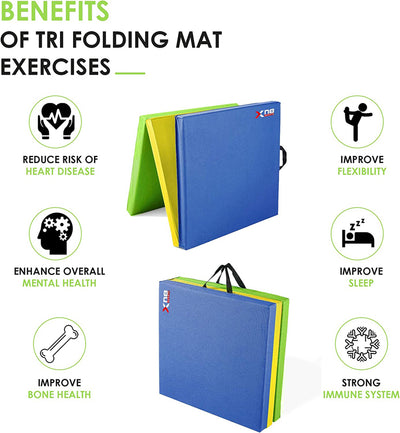 Xn8 Tri-Fold Gymnastics Mat