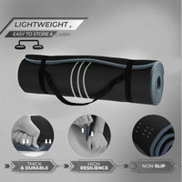 Xn8 Sports 15mm NBR Yoga Mat