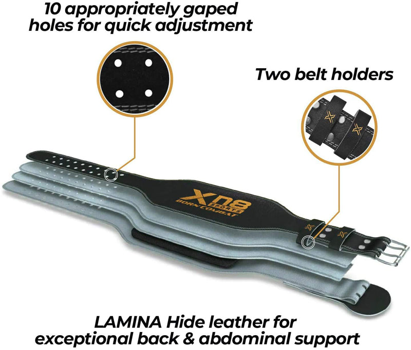 Xn8 Weight Lifting Belt 4"