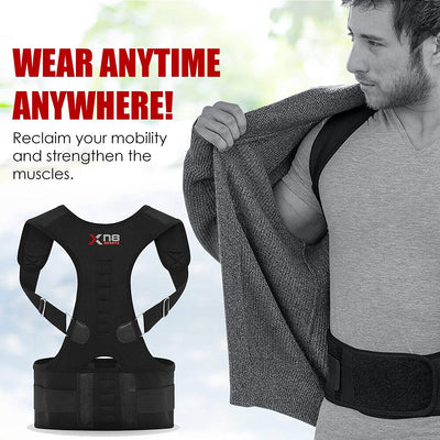 Xn8 Sports Back Support Belt B107 N - Pain Relief for Neck, Back & Shoulders