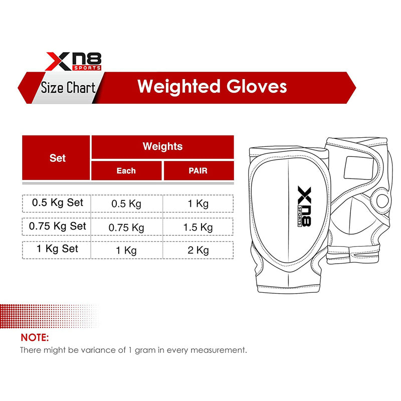 Xn8 Sports Weighted Gloves