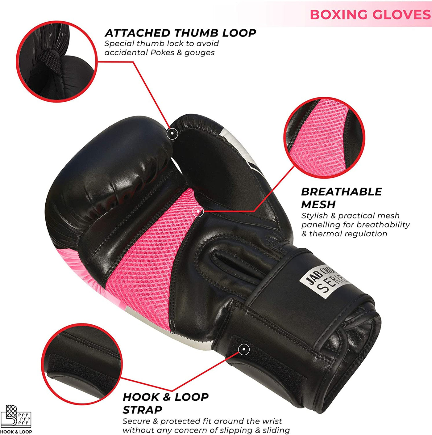 Xn8 Boxing Gloves Jab Cross Series - Focus Pads Punching - Lamina Hide Leather Mitts For Fighting, Kickboxing, Sparring, Muay Thai
