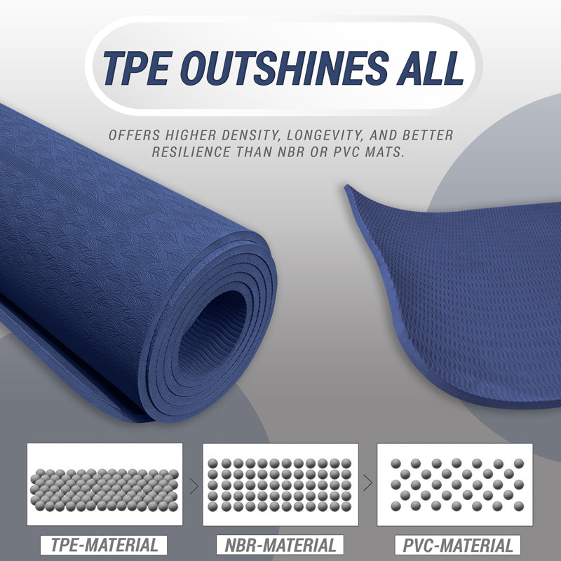 TPE Xn8 Sports Yoga Mat 6mm